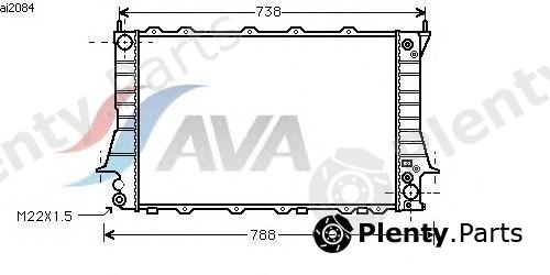  AVA QUALITY COOLING part AIA2084 Radiator, engine cooling