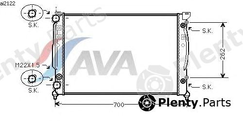  AVA QUALITY COOLING part AIA2122 Radiator, engine cooling