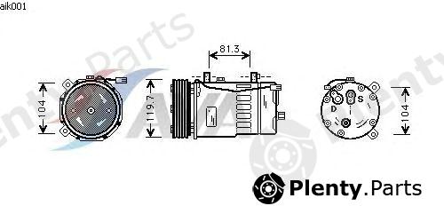  AVA QUALITY COOLING part AIK001 Compressor, air conditioning