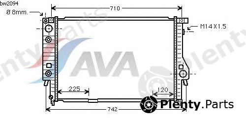  AVA QUALITY COOLING part BW2094 Radiator, engine cooling