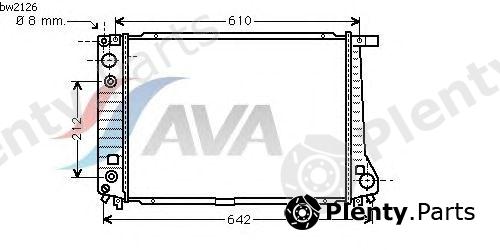  AVA QUALITY COOLING part BW2126 Radiator, engine cooling