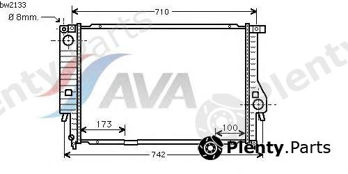  AVA QUALITY COOLING part BW2133 Radiator, engine cooling