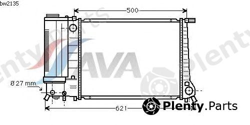  AVA QUALITY COOLING part BW2135 Radiator, engine cooling