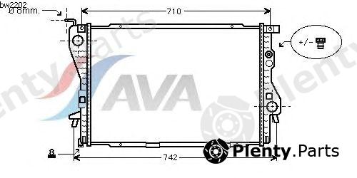  AVA QUALITY COOLING part BW2202 Radiator, engine cooling