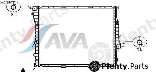  AVA QUALITY COOLING part BW2302 Radiator, engine cooling