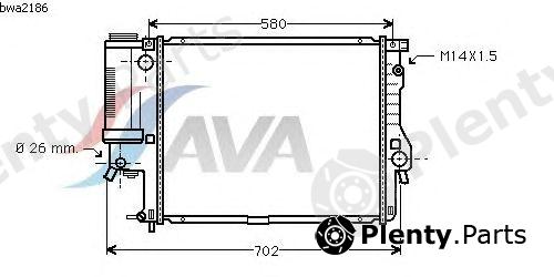  AVA QUALITY COOLING part BWA2186 Radiator, engine cooling