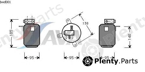  AVA QUALITY COOLING part BWD001 Dryer, air conditioning