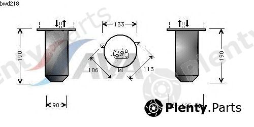  AVA QUALITY COOLING part BWD218 Dryer, air conditioning