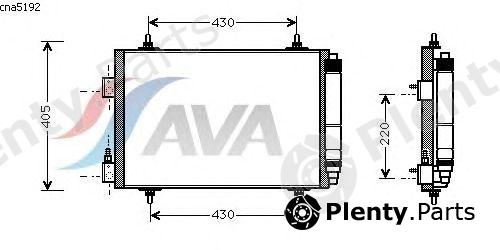  AVA QUALITY COOLING part CNA5192 Condenser, air conditioning