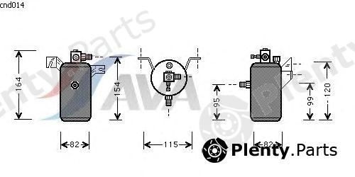  AVA QUALITY COOLING part CND014 Dryer, air conditioning