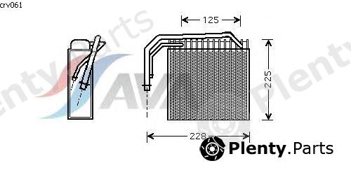  AVA QUALITY COOLING part CRV061 Evaporator, air conditioning