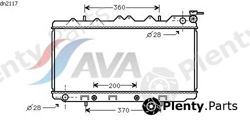  AVA QUALITY COOLING part DN2117 Radiator, engine cooling