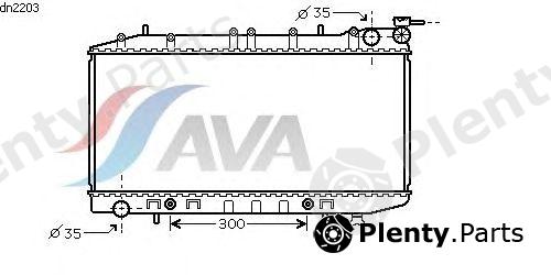  AVA QUALITY COOLING part DN2203 Radiator, engine cooling