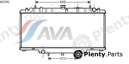  AVA QUALITY COOLING part DN2246 Radiator, engine cooling