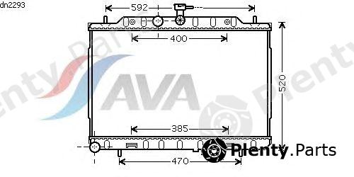  AVA QUALITY COOLING part DN2293 Radiator, engine cooling