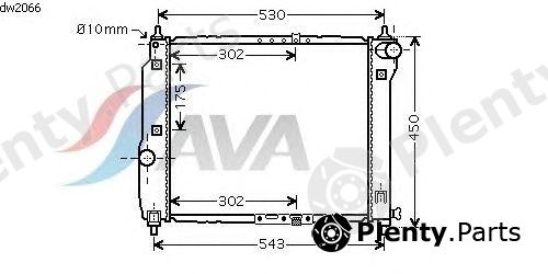  AVA QUALITY COOLING part DW2066 Radiator, engine cooling