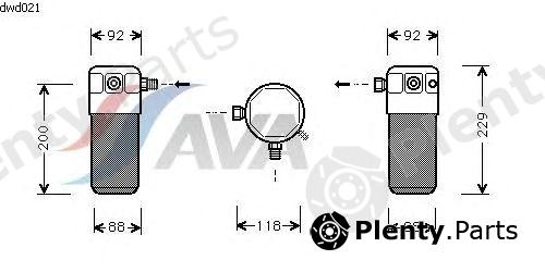  AVA QUALITY COOLING part DWD021 Dryer, air conditioning
