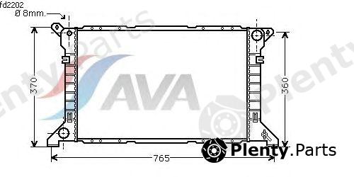  AVA QUALITY COOLING part FD2202 Radiator, engine cooling