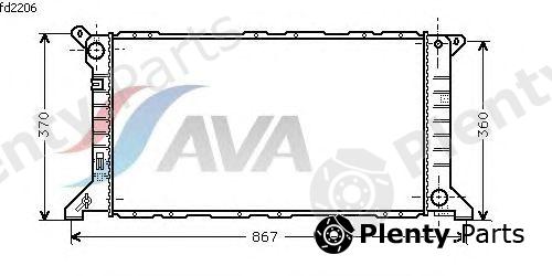  AVA QUALITY COOLING part FD2206 Radiator, engine cooling