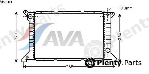  AVA QUALITY COOLING part FDA2203 Radiator, engine cooling