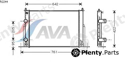  AVA QUALITY COOLING part FTA2244 Radiator, engine cooling