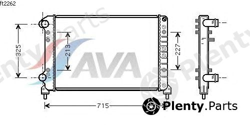  AVA QUALITY COOLING part FTA2262 Radiator, engine cooling