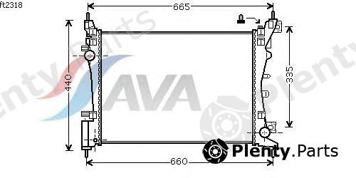  AVA QUALITY COOLING part FTA2318 Radiator, engine cooling