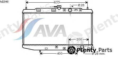  AVA QUALITY COOLING part HD2048 Radiator, engine cooling