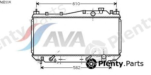  AVA QUALITY COOLING part HD2114 Radiator, engine cooling