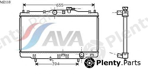 AVA QUALITY COOLING part HD2118 Radiator, engine cooling