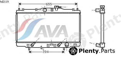  AVA QUALITY COOLING part HD2119 Radiator, engine cooling