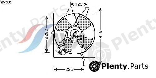  AVA QUALITY COOLING part HD7531 Fan, radiator
