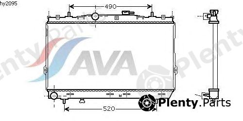  AVA QUALITY COOLING part HY2095 Radiator, engine cooling