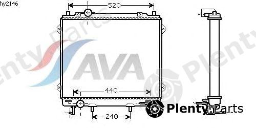  AVA QUALITY COOLING part HY2146 Radiator, engine cooling