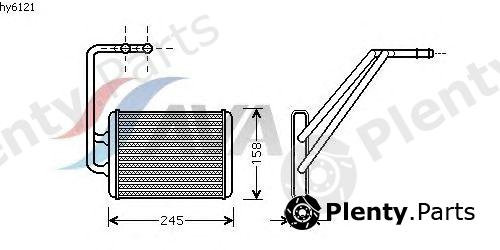  AVA QUALITY COOLING part HY6121 Heat Exchanger, interior heating