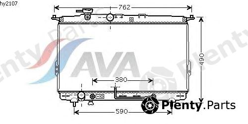  AVA QUALITY COOLING part HYA2107 Radiator, engine cooling