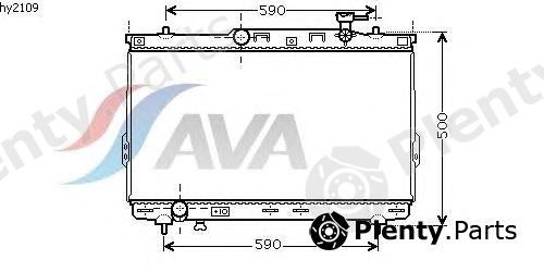  AVA QUALITY COOLING part HYA2109 Radiator, engine cooling