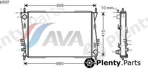  AVA QUALITY COOLING part JR2037 Radiator, engine cooling