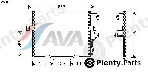  AVA QUALITY COOLING part KA5015 Condenser, air conditioning