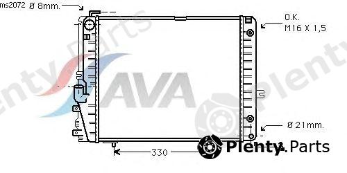  AVA QUALITY COOLING part MS2072 Radiator, engine cooling