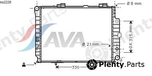  AVA QUALITY COOLING part MS2228 Radiator, engine cooling