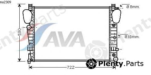  AVA QUALITY COOLING part MS2309 Radiator, engine cooling