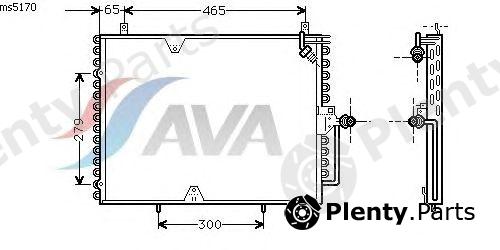  AVA QUALITY COOLING part MS5170 Condenser, air conditioning