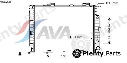  AVA QUALITY COOLING part MSA2208 Radiator, engine cooling