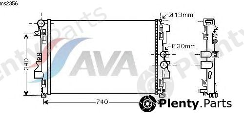  AVA QUALITY COOLING part MSA2356 Radiator, engine cooling