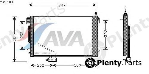 AVA QUALITY COOLING part MSA5200 Condenser, air conditioning