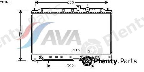  AVA QUALITY COOLING part MT2076 Radiator, engine cooling