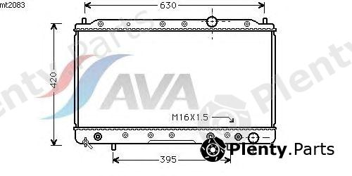 AVA QUALITY COOLING part MT2083 Radiator, engine cooling