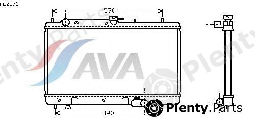  AVA QUALITY COOLING part MZ2071 Radiator, engine cooling