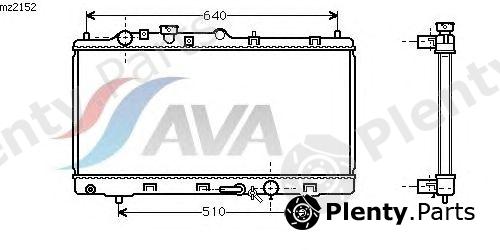  AVA QUALITY COOLING part MZ2152 Radiator, engine cooling